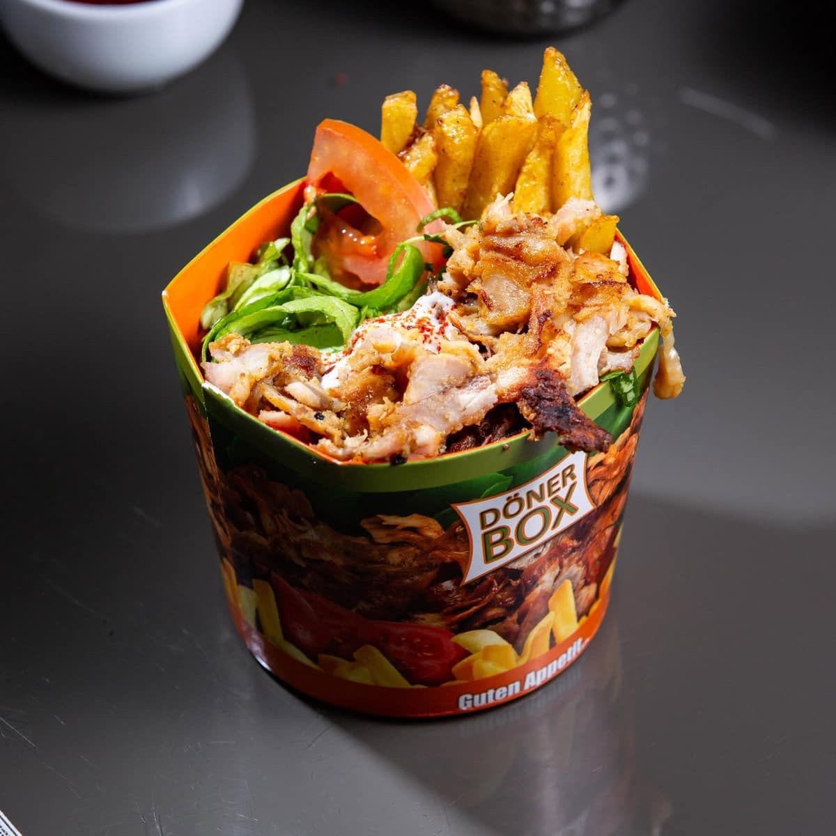 Kebab box z frytkami